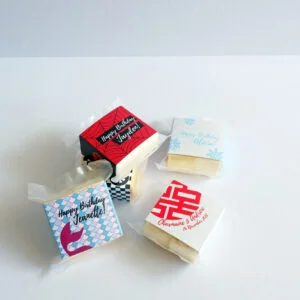 Party Favour: 4-cube Marshmallows