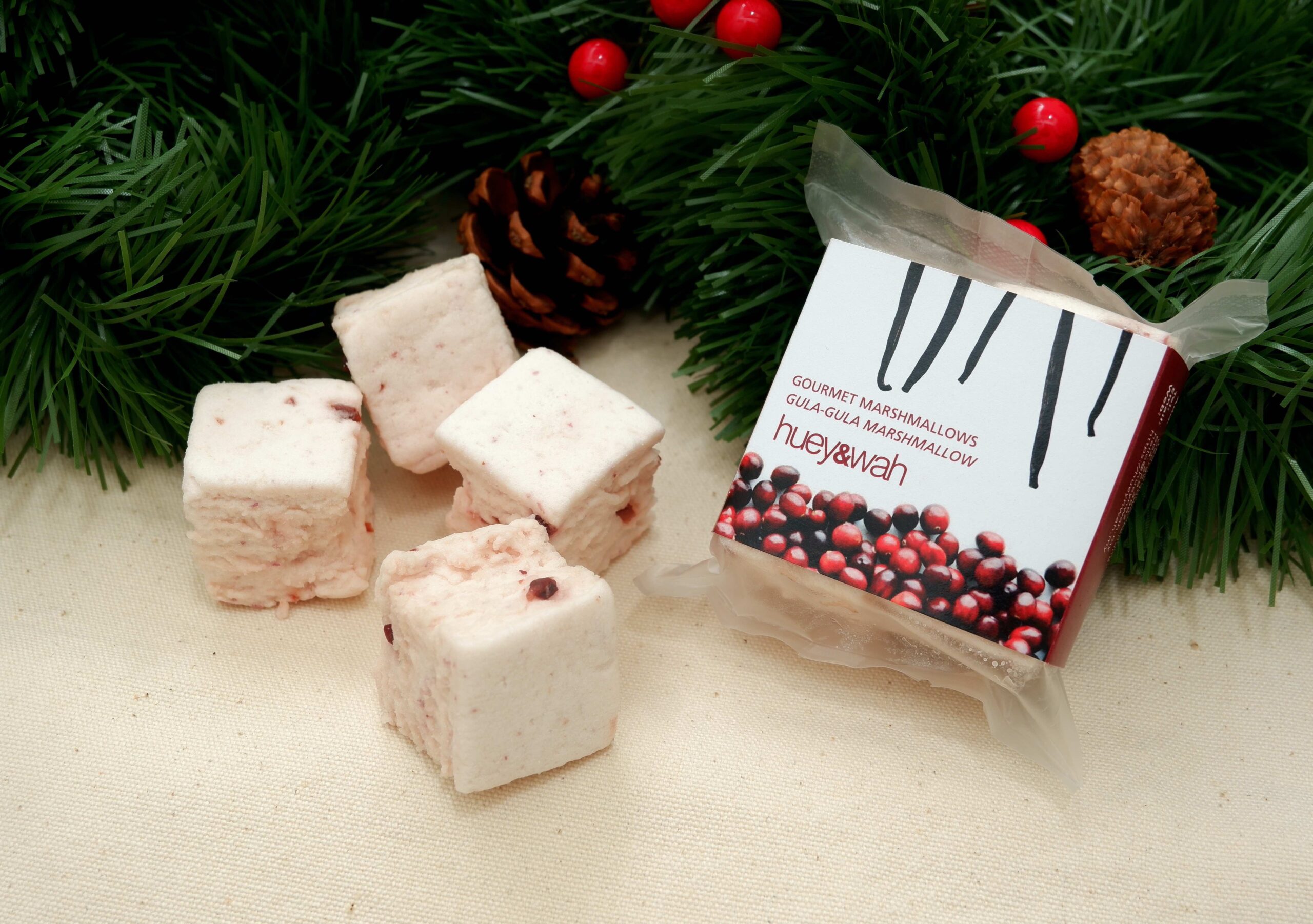 2025 Christmas Flavour: Cranberry Vanilla Marshmallows (4-cube, seasonal) - Image 2